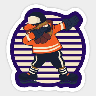 Dabbing Pug Dog Sticker